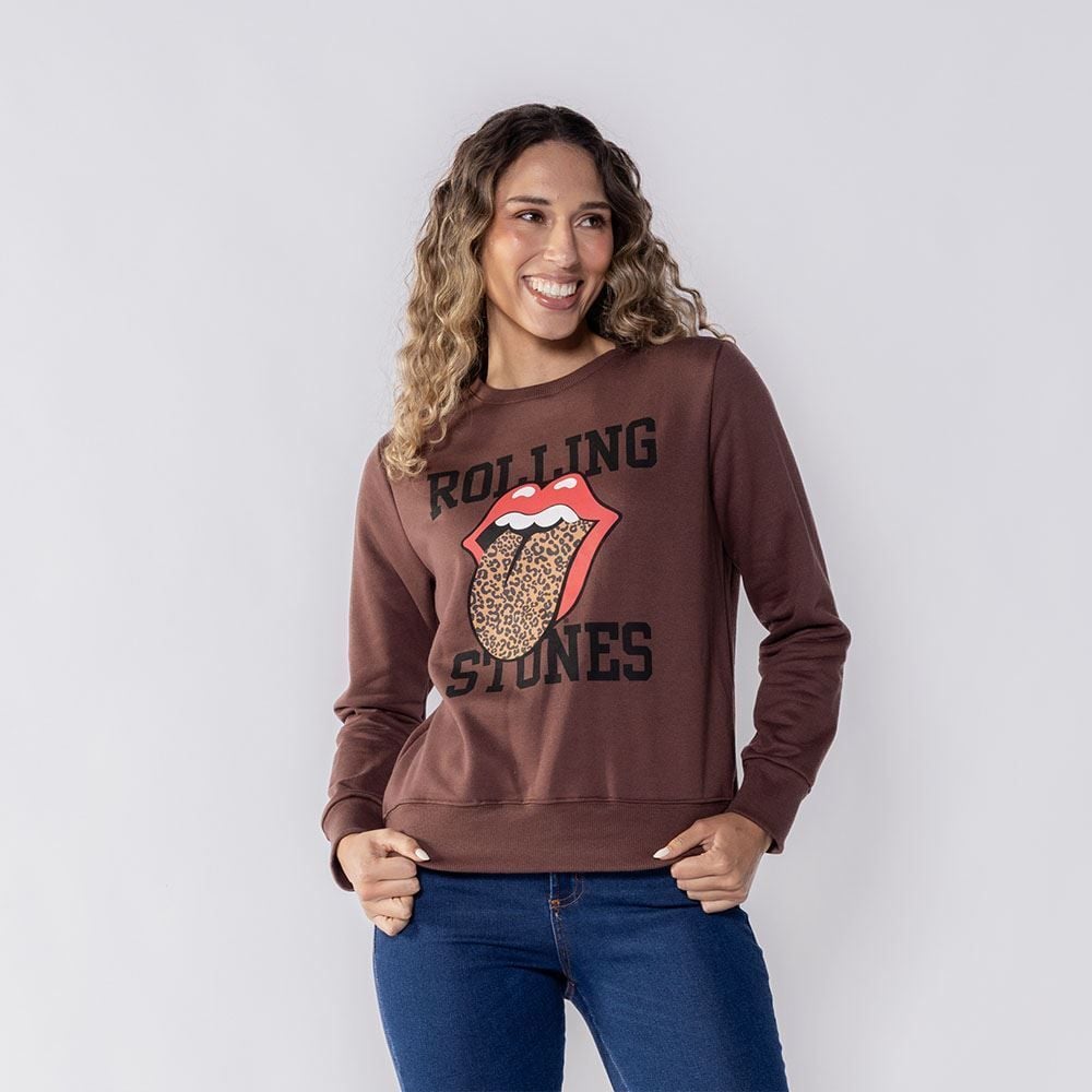 Moletom The Rolling Stones Feminino Bandup