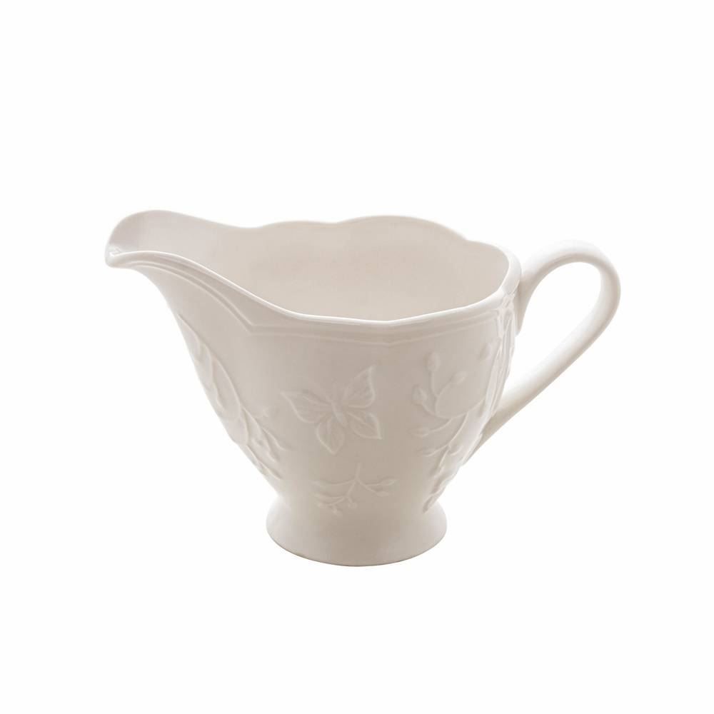 Molheira Lyor De Porcelana Butterfly 200Ml - Branco