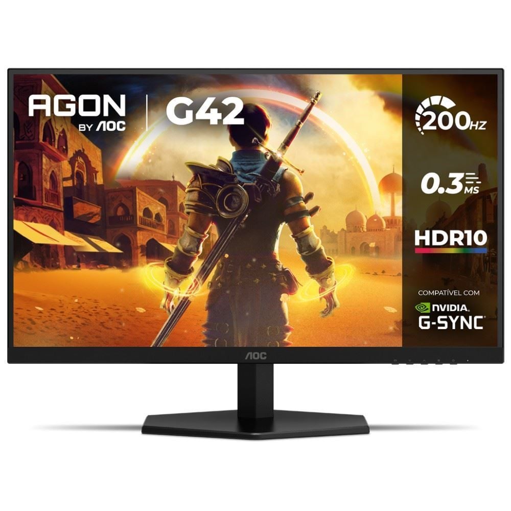 Monitor Gamer 27'' Aoc 200Hz 0,3Ms 27G42he 