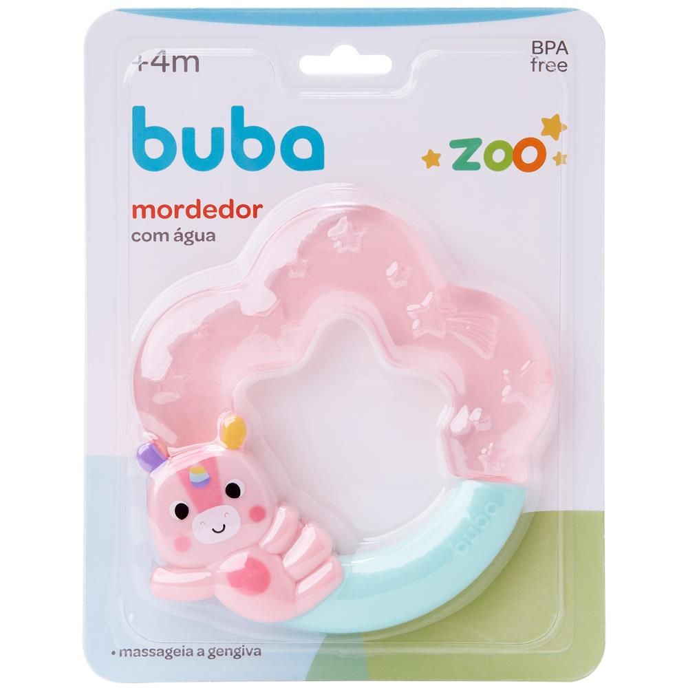 Mordedor Com Agua Buba Zoo Buba +4M - UNICORNIO