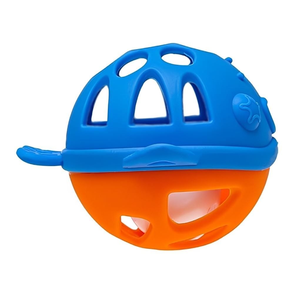 Mordedor Infantil de Silicone Baleia Buba - Azul