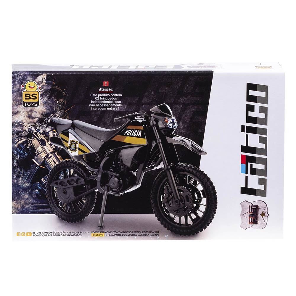 Moto E Boneco Tático Bs Toys - 514