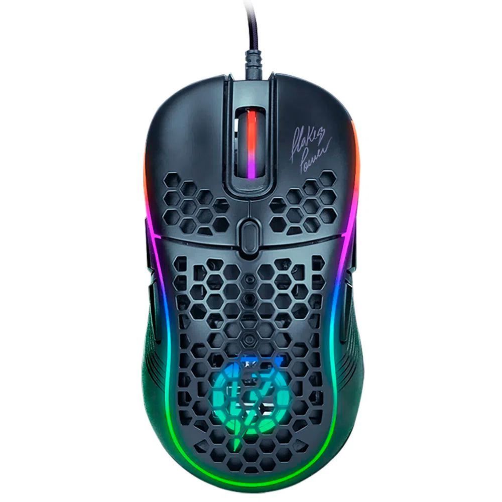 Mouse Gamer Flakes Power Air Flkm003 Elg - Preto