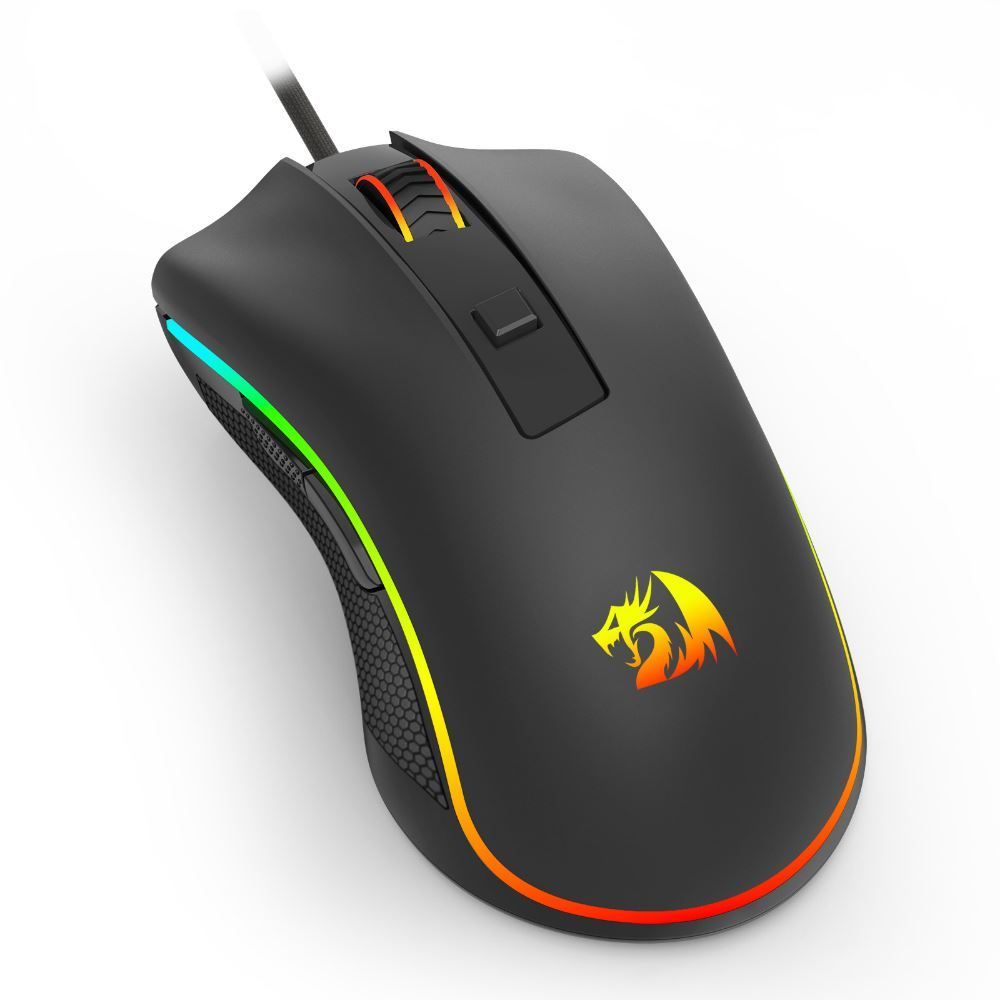 Mouse Gamer Redragon Cobra Cypher Lite Rgb Preto