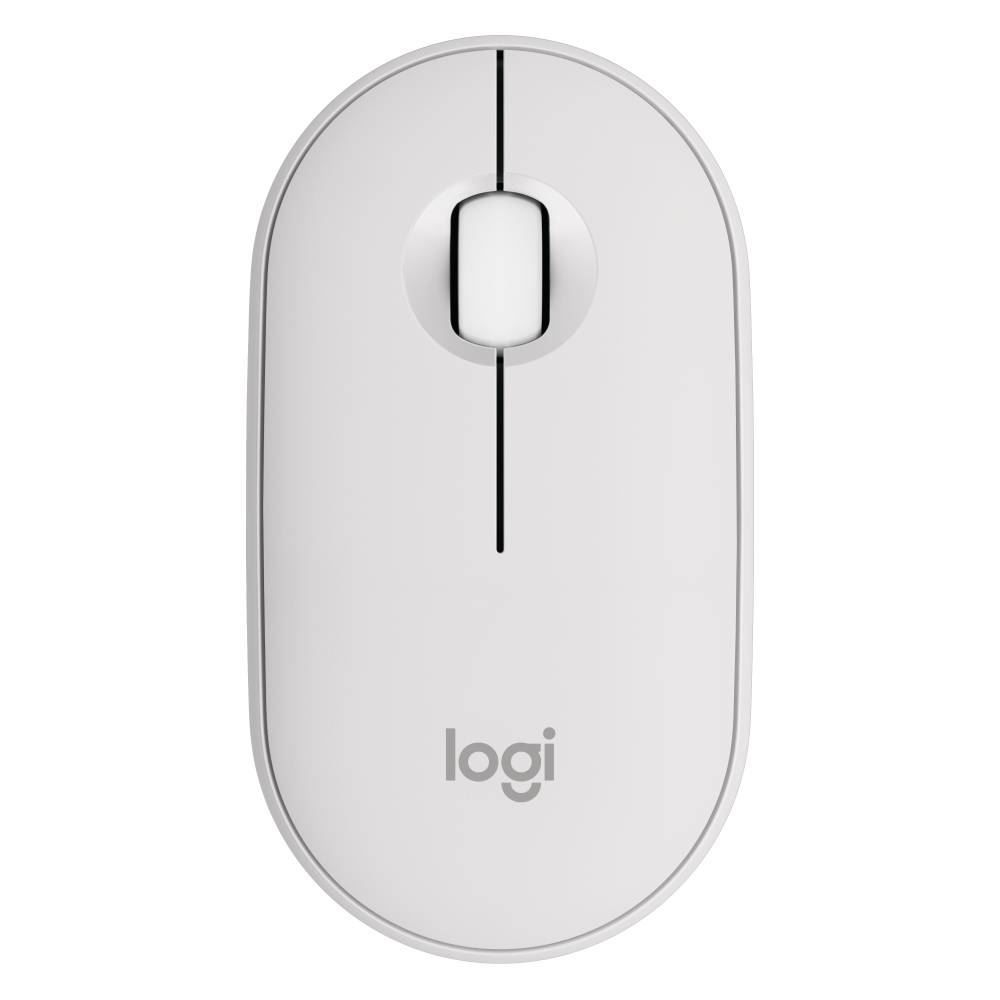 Mouse Logitech M350s Sem Fio Branco