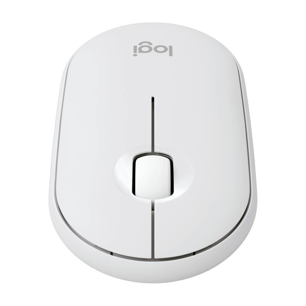 Mouse Logitech M350s Sem Fio Branco