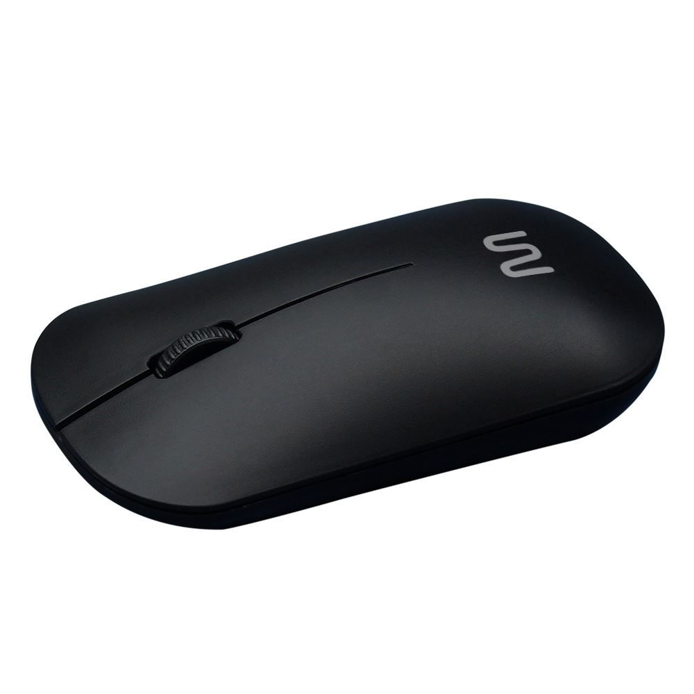 Mouse Multilaser Slim Sem Fio Entrada Usb Mo307 - Preto