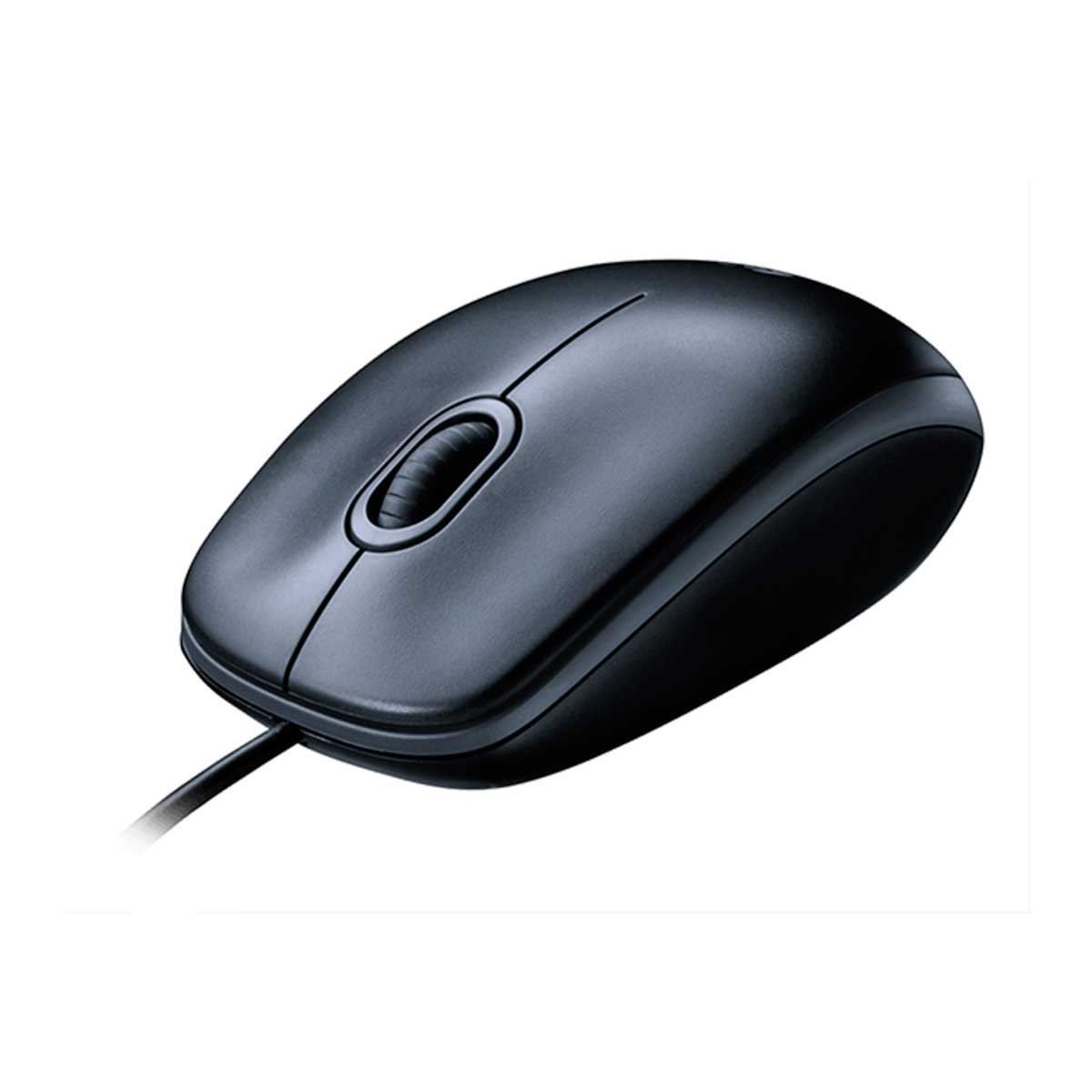 Mouse Óptico M100 Com Fio Ambidestro Preto Logitech - DIVERSOS