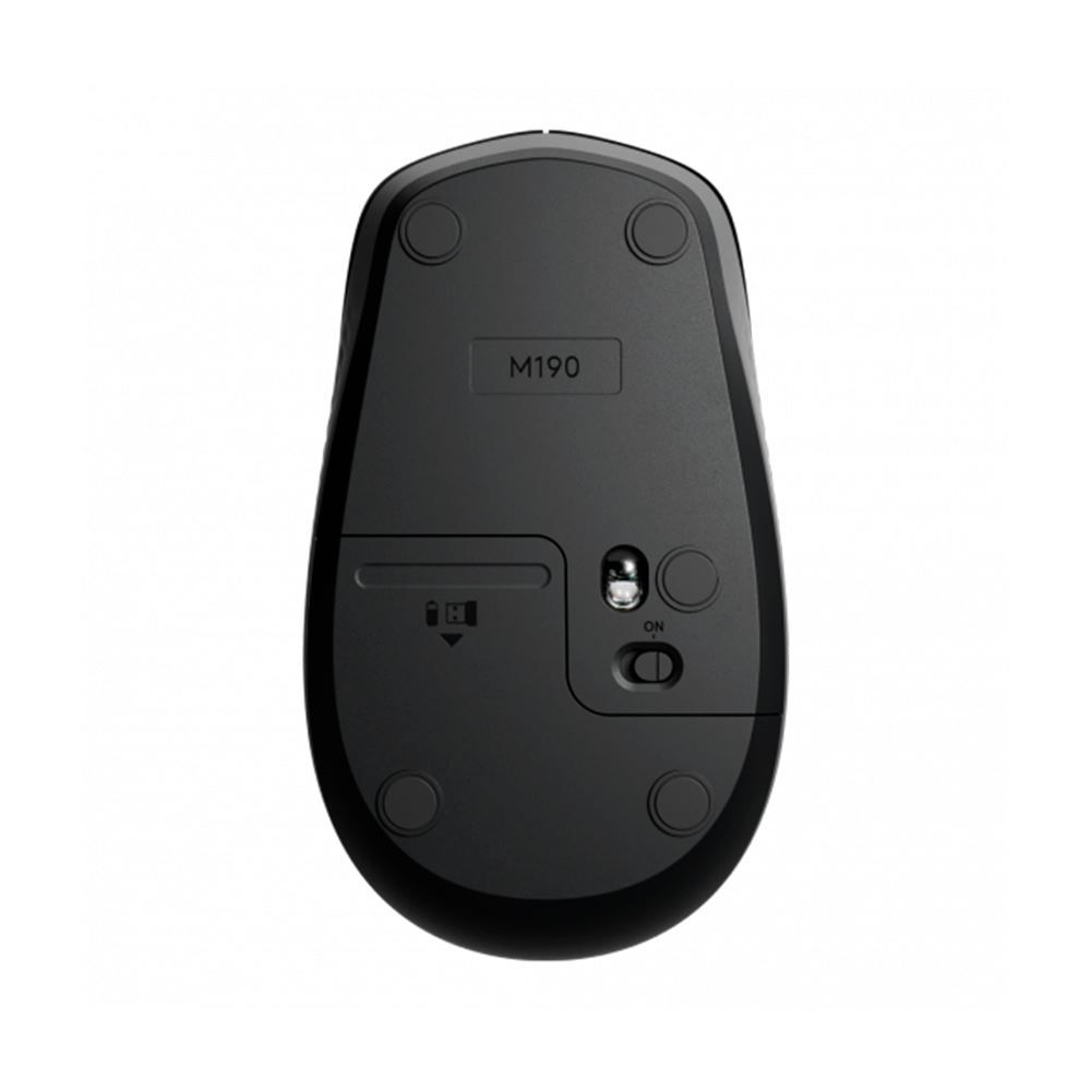 Mouse Sem Fio Logitech M190 - Cinza