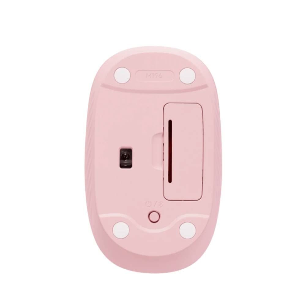 Mouse Sem Fio Logitech M196 Bluetooth - Rosa