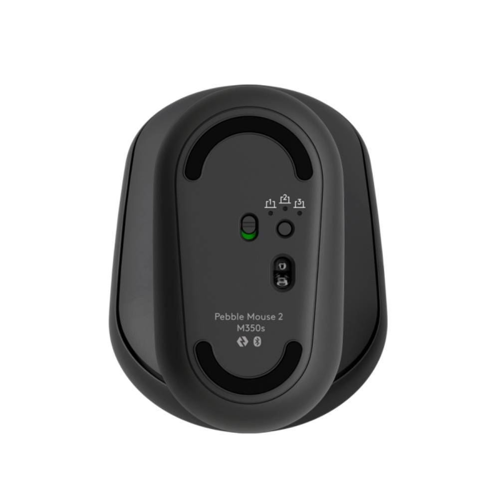 Mouse Sem Fio Logitech Pebble M350s - Grafite