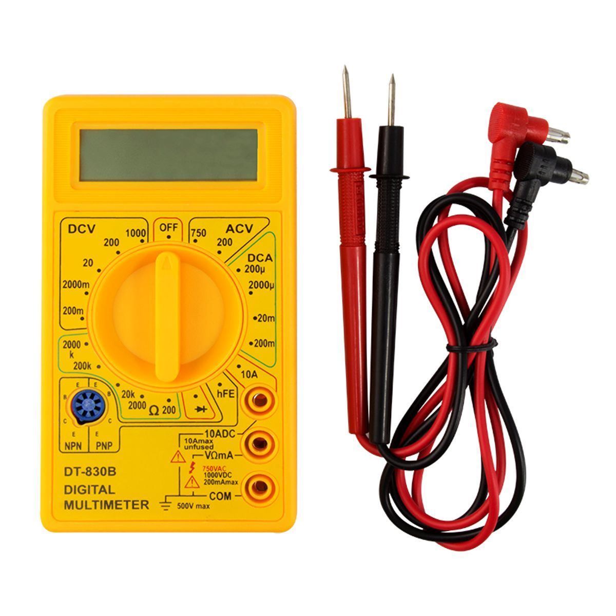 Multímetro Digital 978MD Western - Amarelo