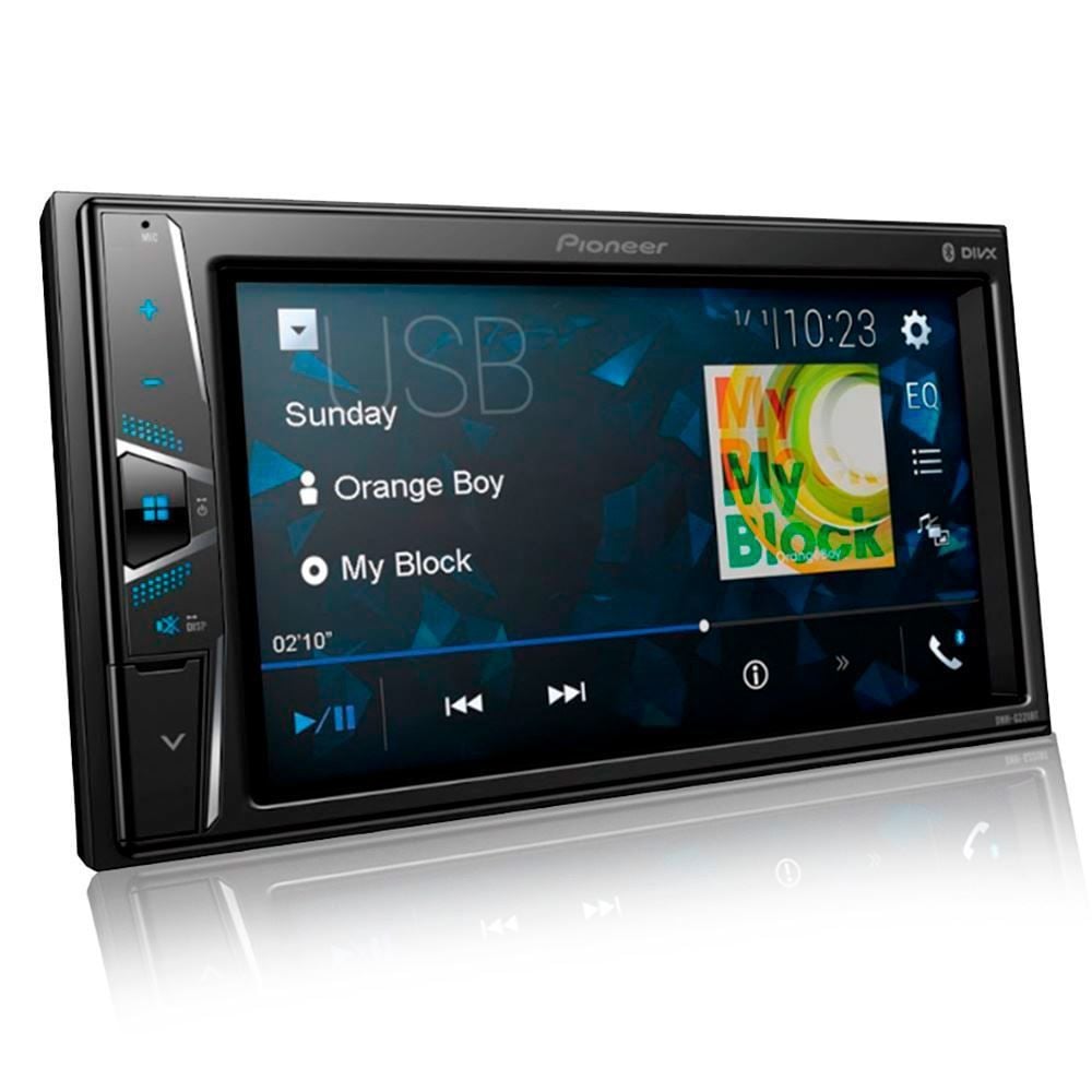 Multimídia Pioneer Receiver Com Bluetooth Dmh-G228bt - 2 DIN