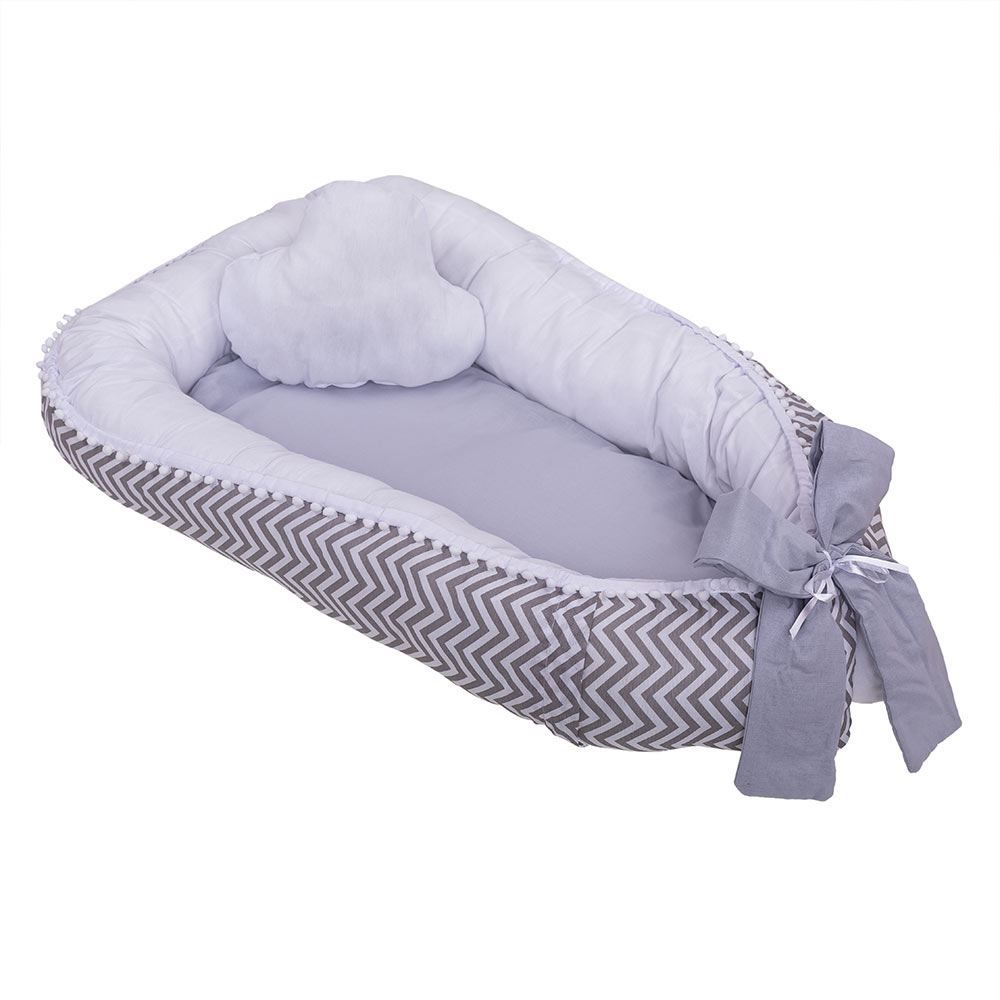 Ninho Redutor 3 Peças Yoyo Baby - Chevron Cinza