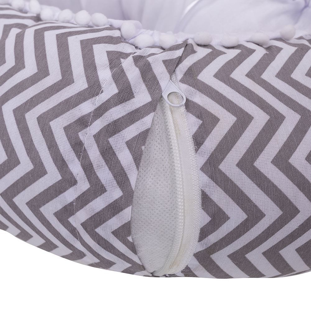 Ninho Redutor 3 Peças Yoyo Baby - Chevron Cinza