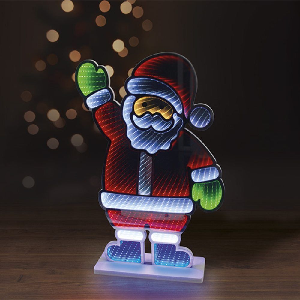 Noel Alegria Iluminado Taschibra Led Luz Infinita Autovolt