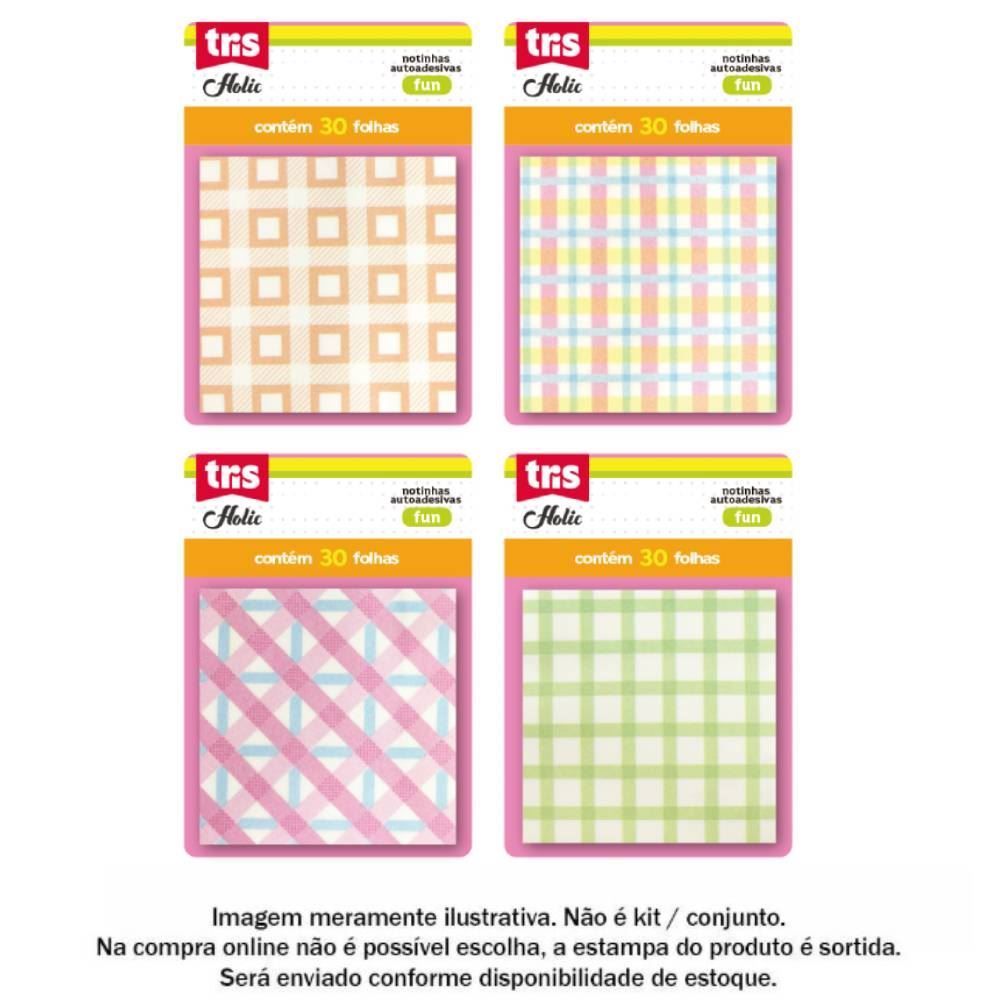 Nota Adesiva Holic Fun 30 Folhas Tris - Sortido