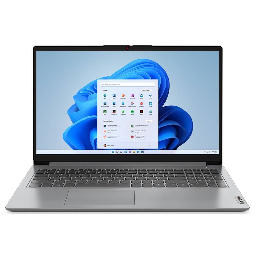Notebook Lenovo Ideapad 1I I3 1215U 8Gb Ram 256Gb Ssd Tela De 15,6" W11 - Bivolt