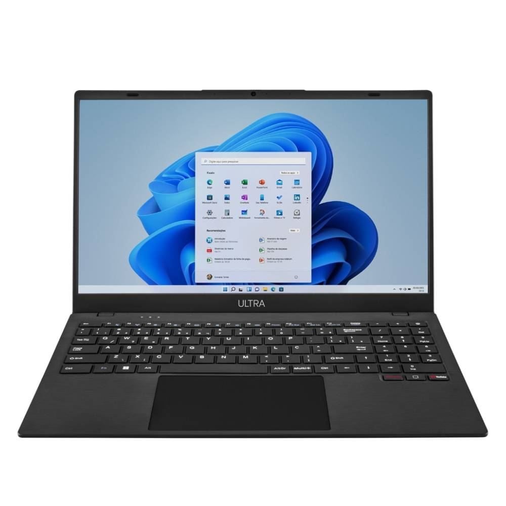 Notebook Multi Ultra Intel Celeron N4020c 4Gb Ram 128Gb Ssd Tela De 15,6" W11 - Bivolt