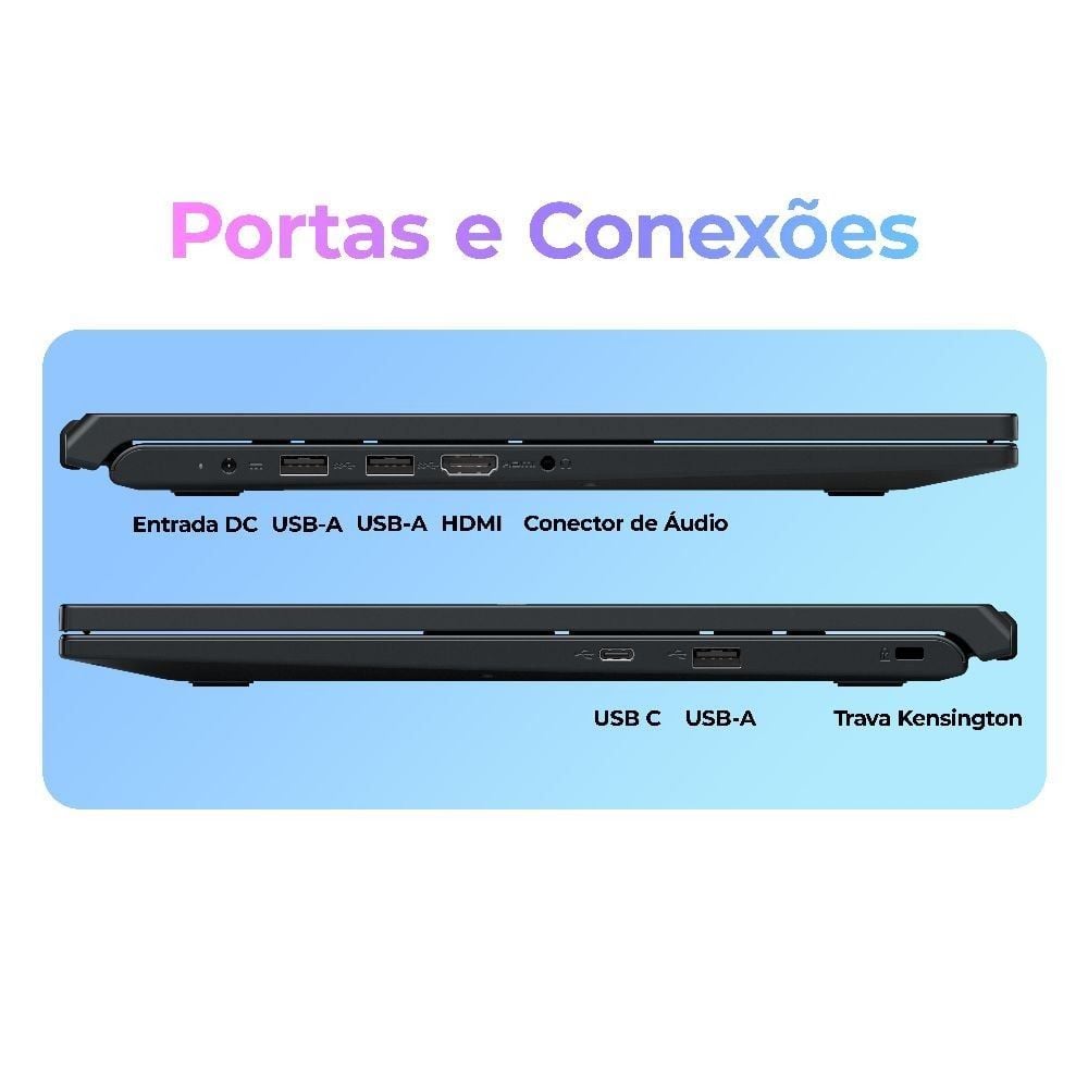 Notebook Positivo Intel Celeron 4Gb 128Gb Tela 15,6” Windows 11