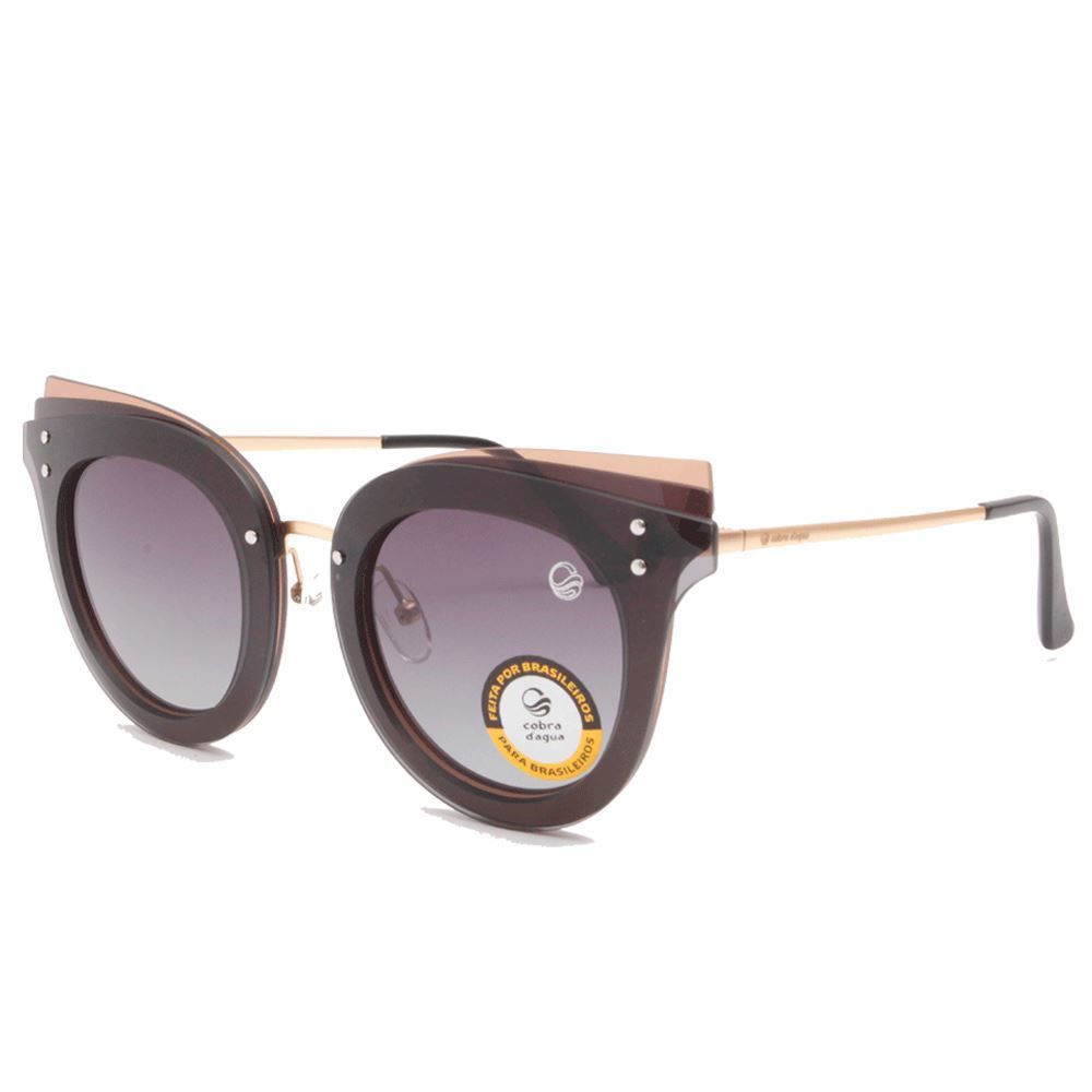 Óculos De Sol Feminino Cinza Cobra D'água - DIVERSOS