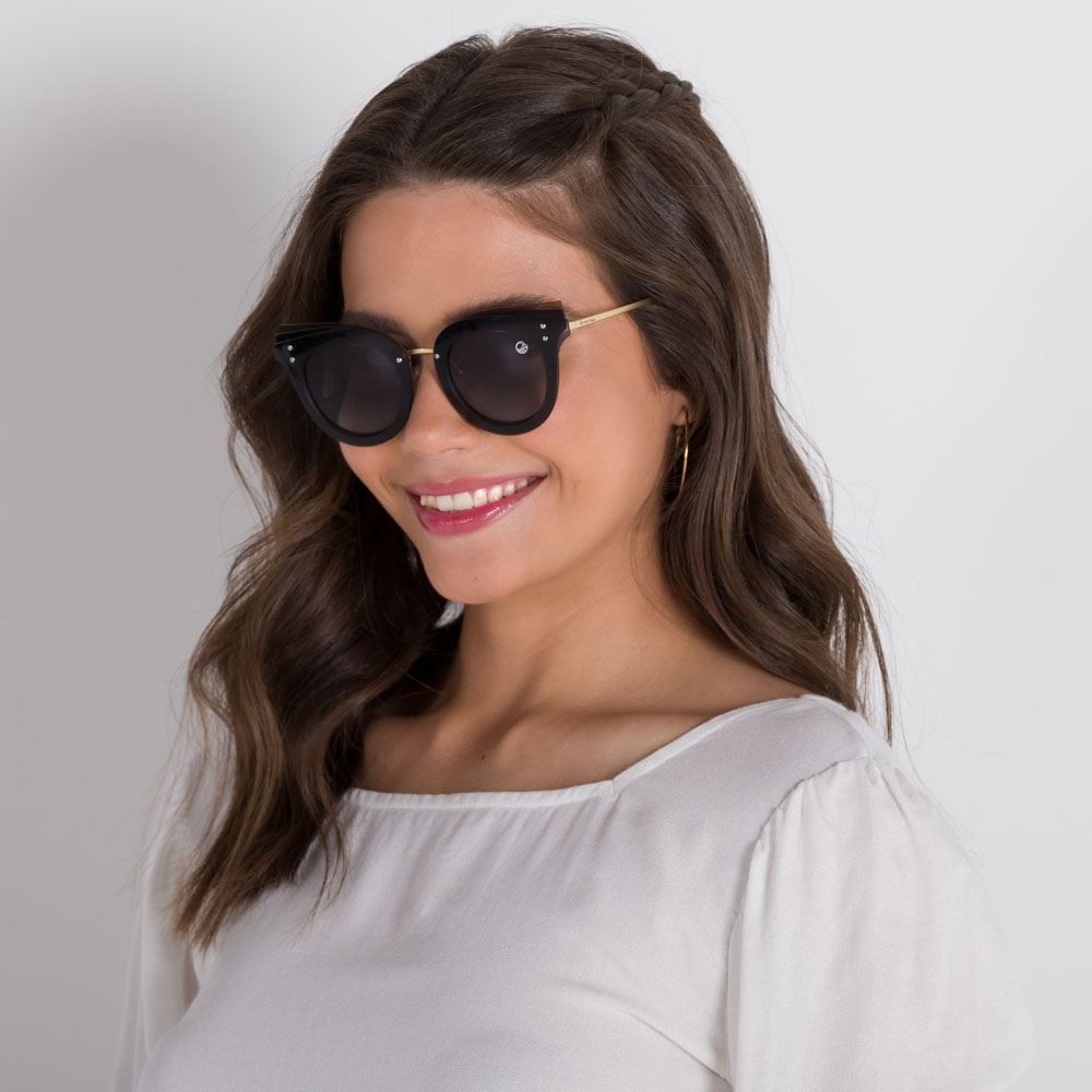 Óculos De Sol Feminino Cinza Cobra D'água - DIVERSOS