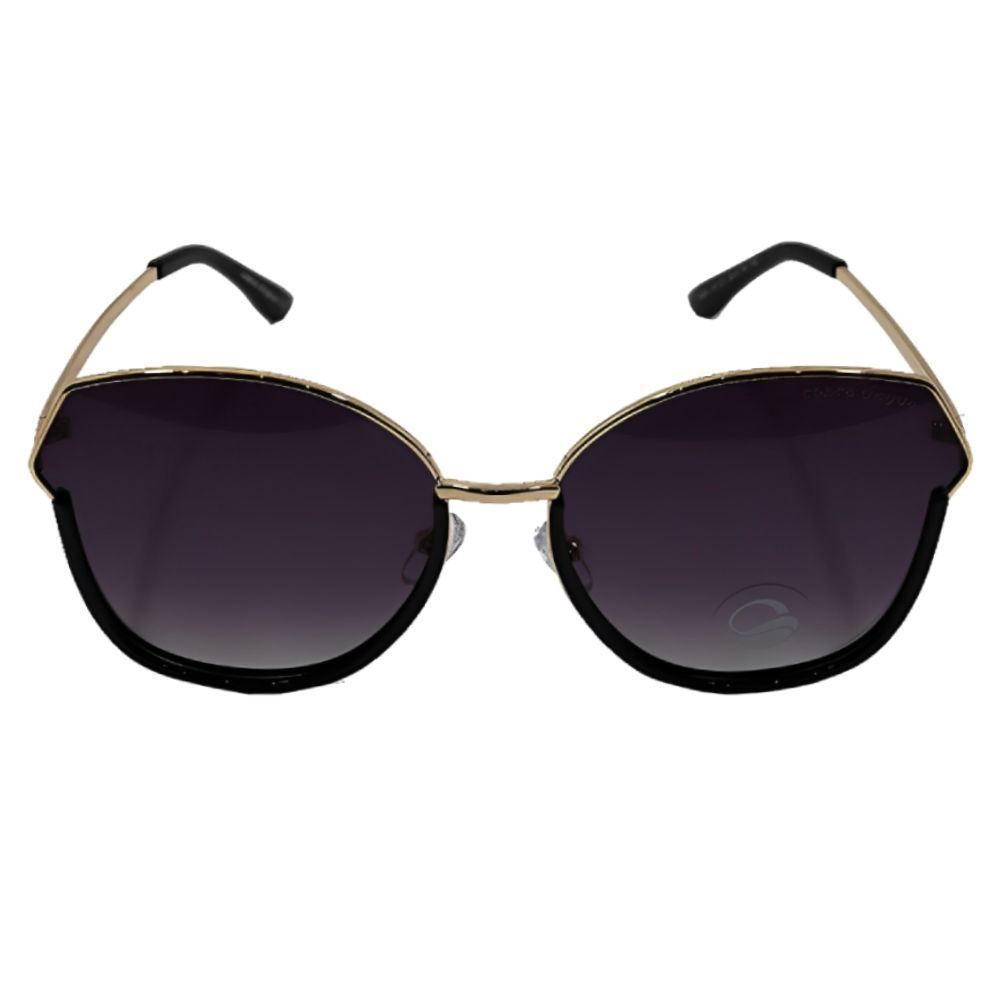 Óculos De Sol Feminino Cobra D'agua M90 C123 - Preto e Dourado
