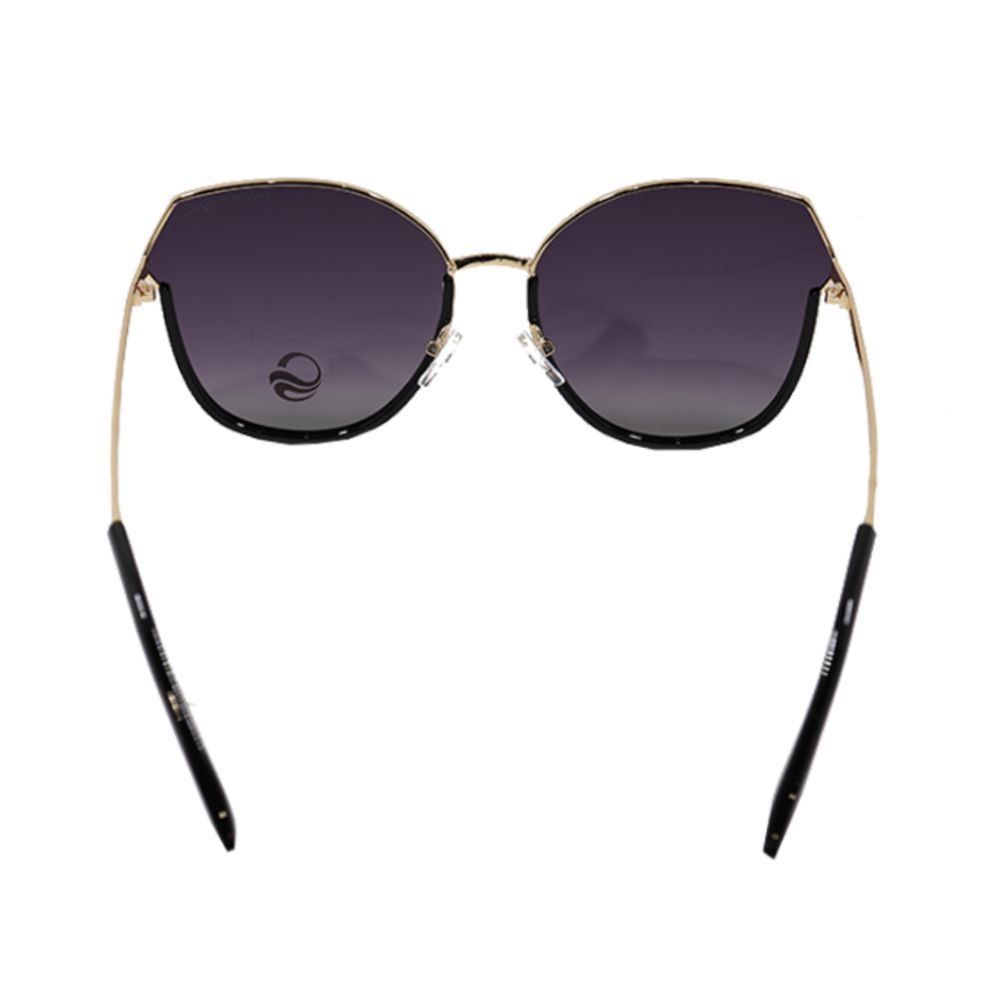 Óculos De Sol Feminino Cobra D'agua M90 C123 - Preto e Dourado