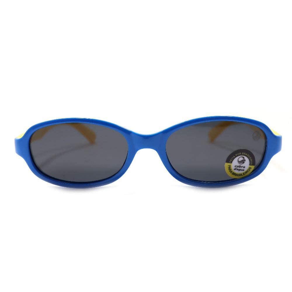 Óculos De Sol Infantil Cobra D'agua Masculino Nv90011 - Azul e Amarelo