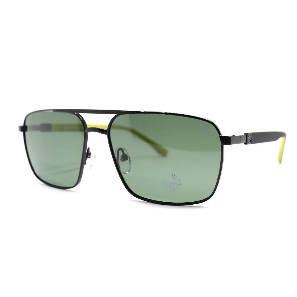 Óculos De Sol Masculino Cobra D'agua Cda 021 C200 - Preto e Verde