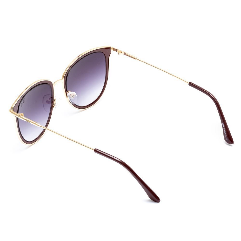 Óculos De Sol Oval Feminino Marrom Degradê Ibis - DIVERSOS