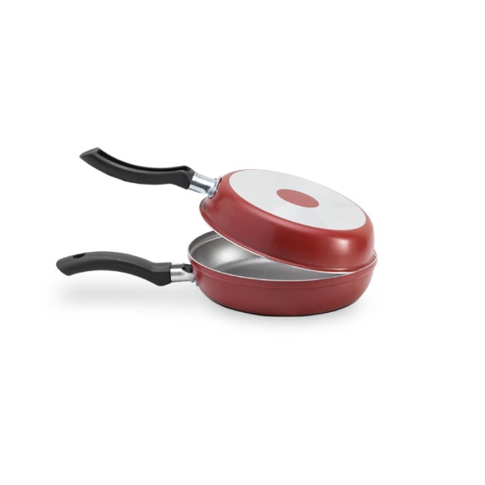 Ometeleira De Alumínio Antiaderente Ruby - Vermelho