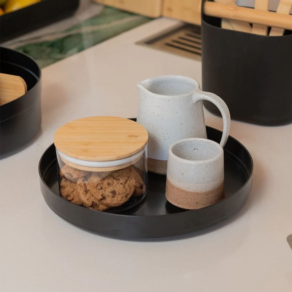 Organizador Giratório Baixo Lume 25,5Cm Ou - PRETO FECHADO