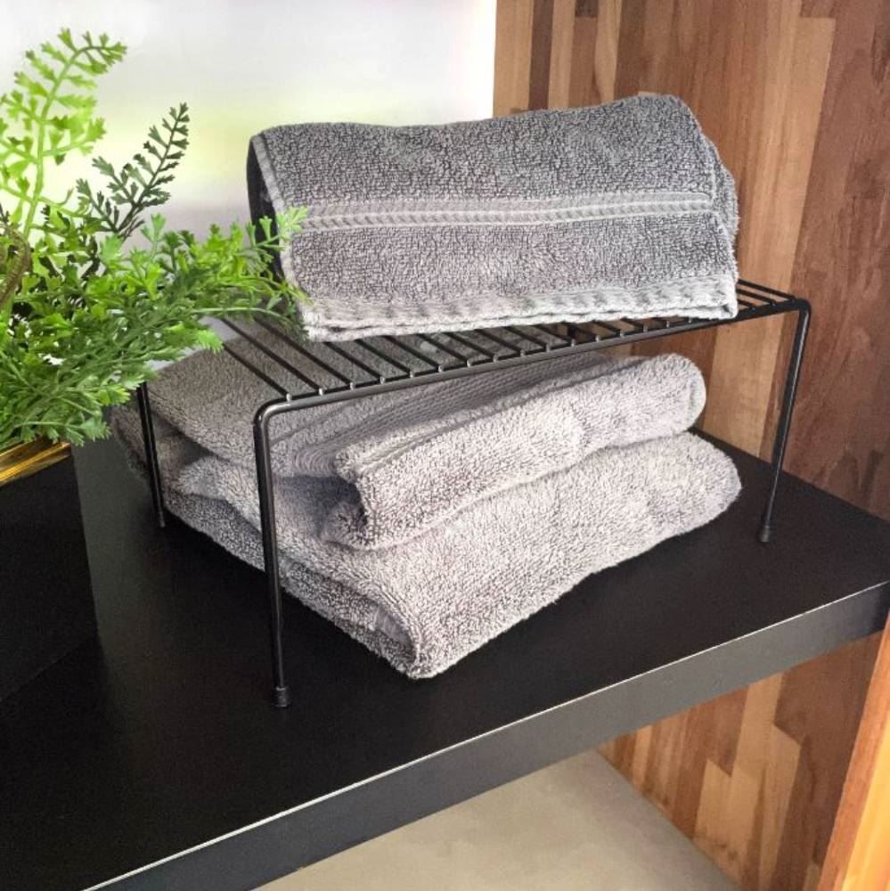 Orfanizador de Armario Grande Dicarlo Elegance 42Cm - Preto