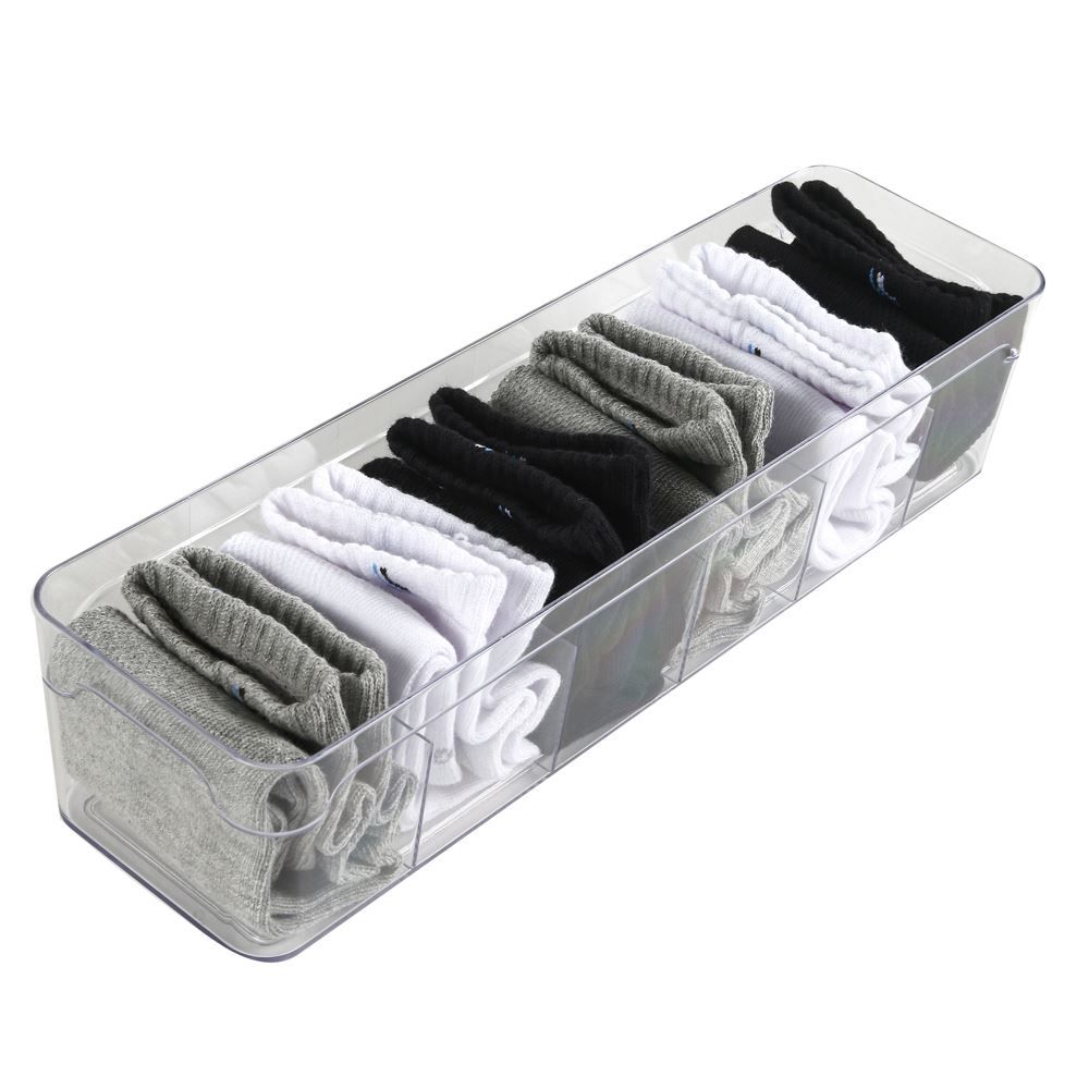 Organizador De Gavetas Colméia Cristal Arthi 3 Litros - Transparente