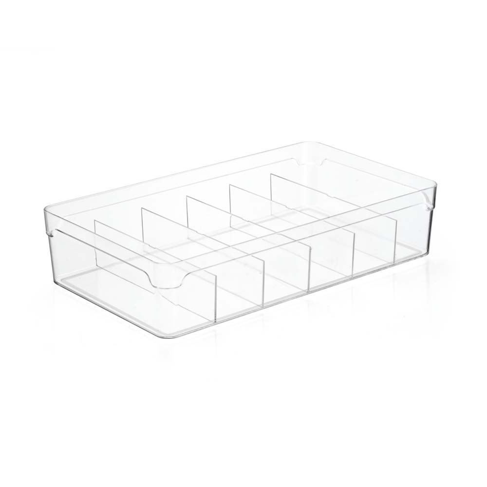 Organizador De Gavetas Colméia Cristal Arthi 4,3 Litros - Transparente