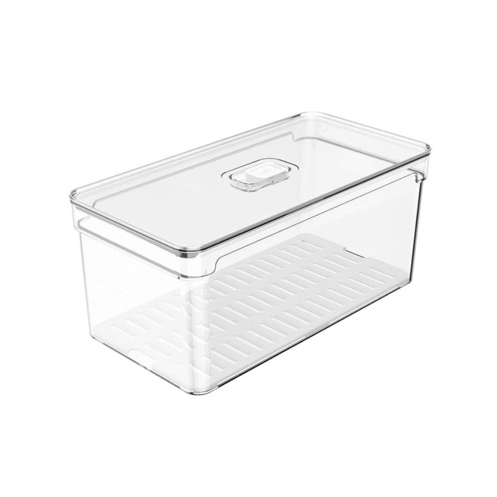 Organizador de Geladeira Martiplast Ou Clear Fresh 5 Litros - Transparente 