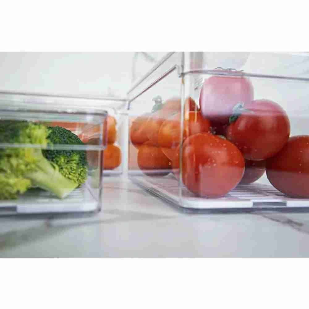 Organizador De Geladeira Martiplast Ou Clear Fresh 5 Litros - Transparente 