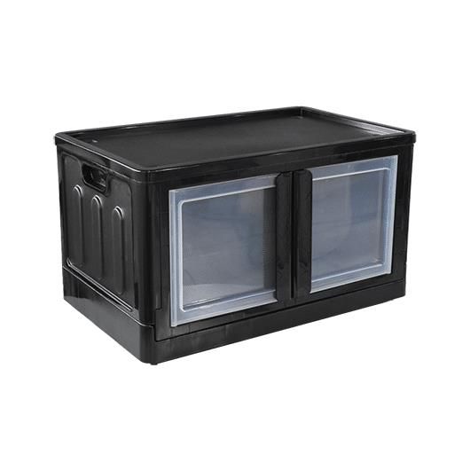 Organizador Dobrável Porta Dupla Preto 30 Litros