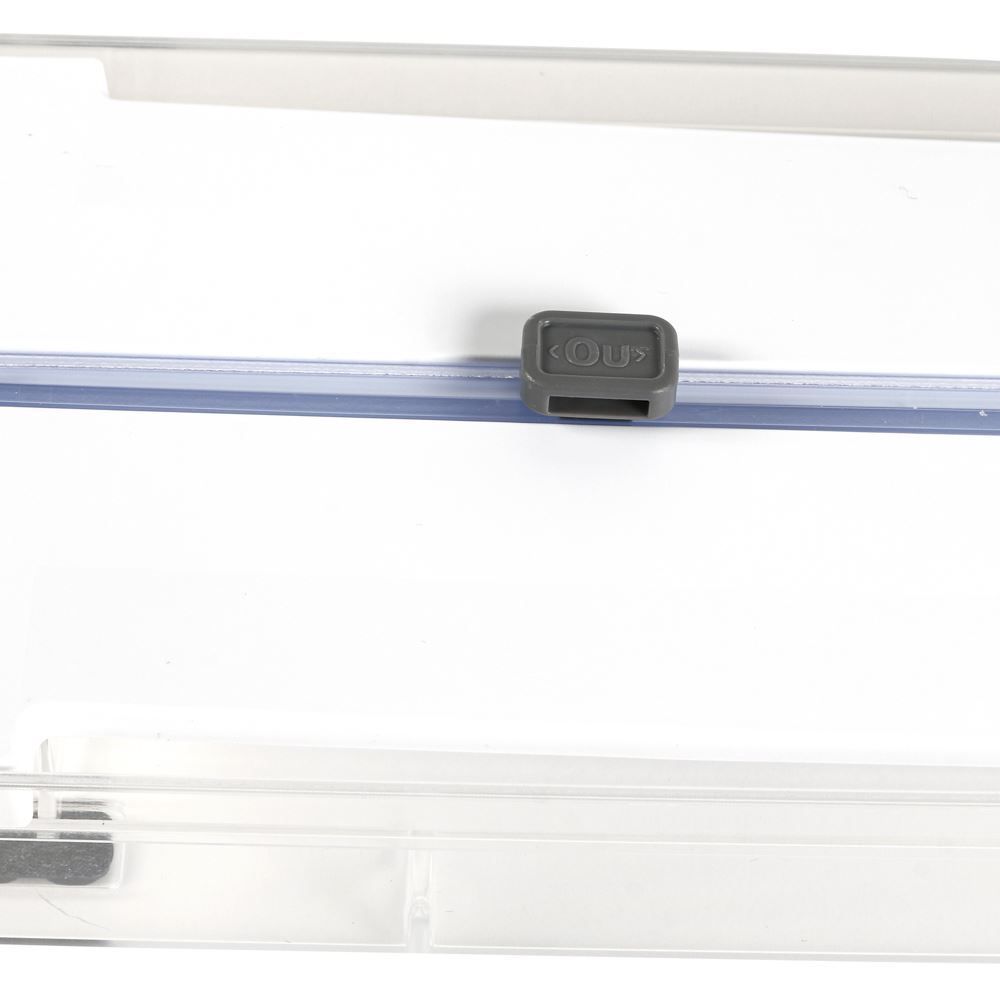 Organizador E Cortador De Rolos Duplo Clear Ou - Transparente