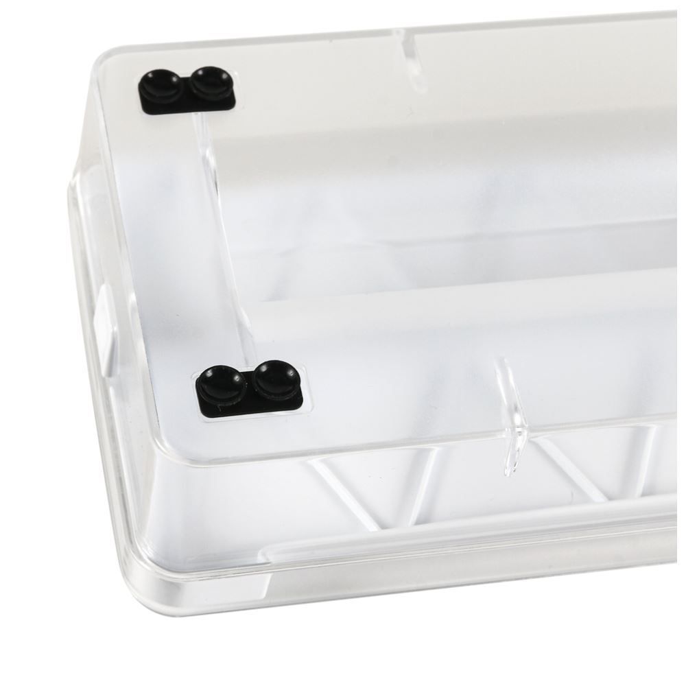 Organizador E Cortador De Rolos Duplo Clear Ou - Transparente