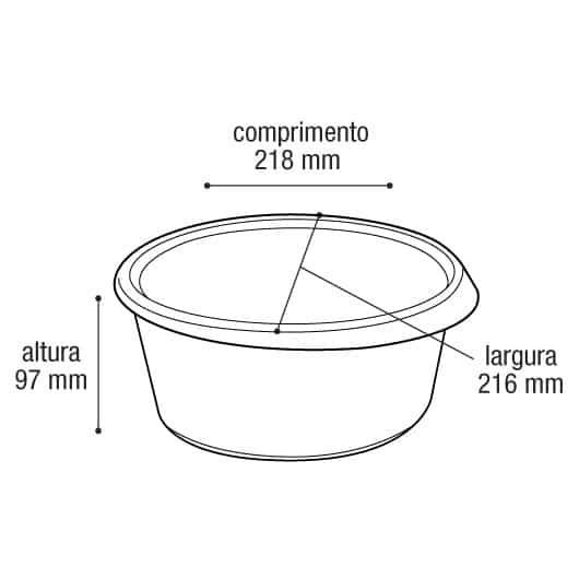 Organizador Hermético Label Inox 3 Litros