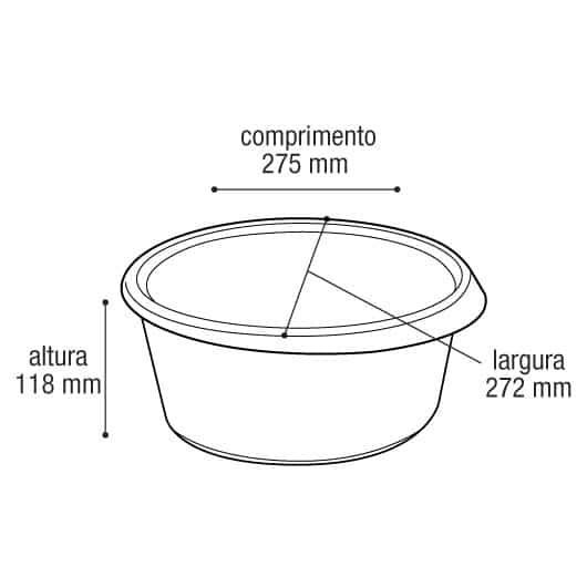 Organizador Hermético Label Inox 5 Litros