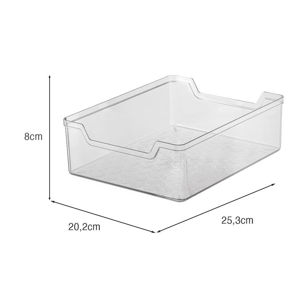 Organizador Multiuso Uz 25Cm - Transparente