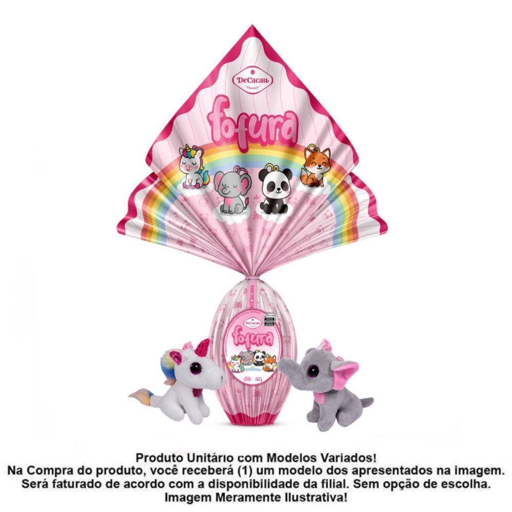 Ovo de Páscoa Ao Leite com Pelúcia Decacau - 180g