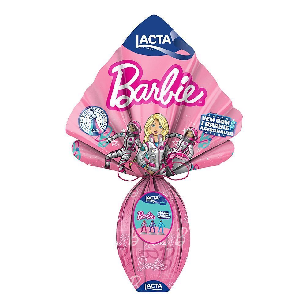 Ovo de Páscoa Ao Leite Barbie Lacta - 166g