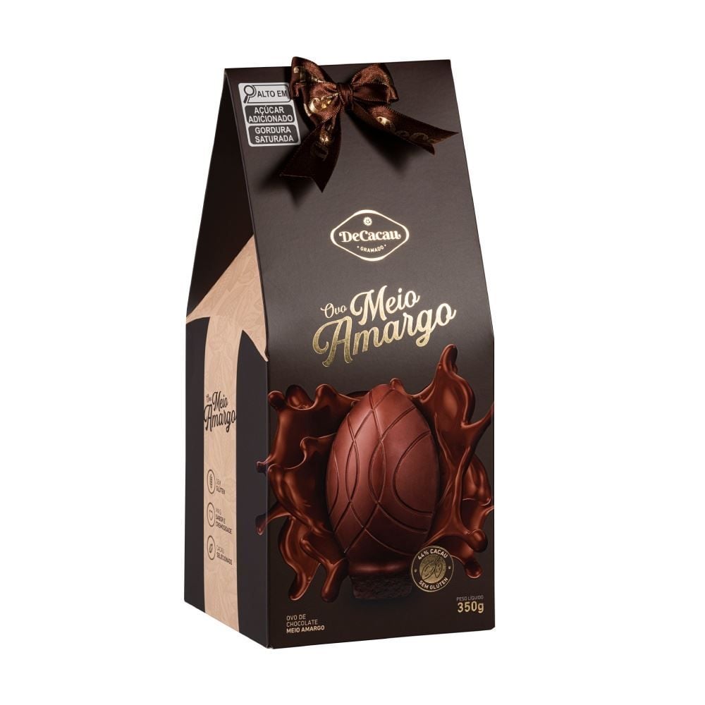 Ovo de Páscoa Meio Amargo Decacau - 350g