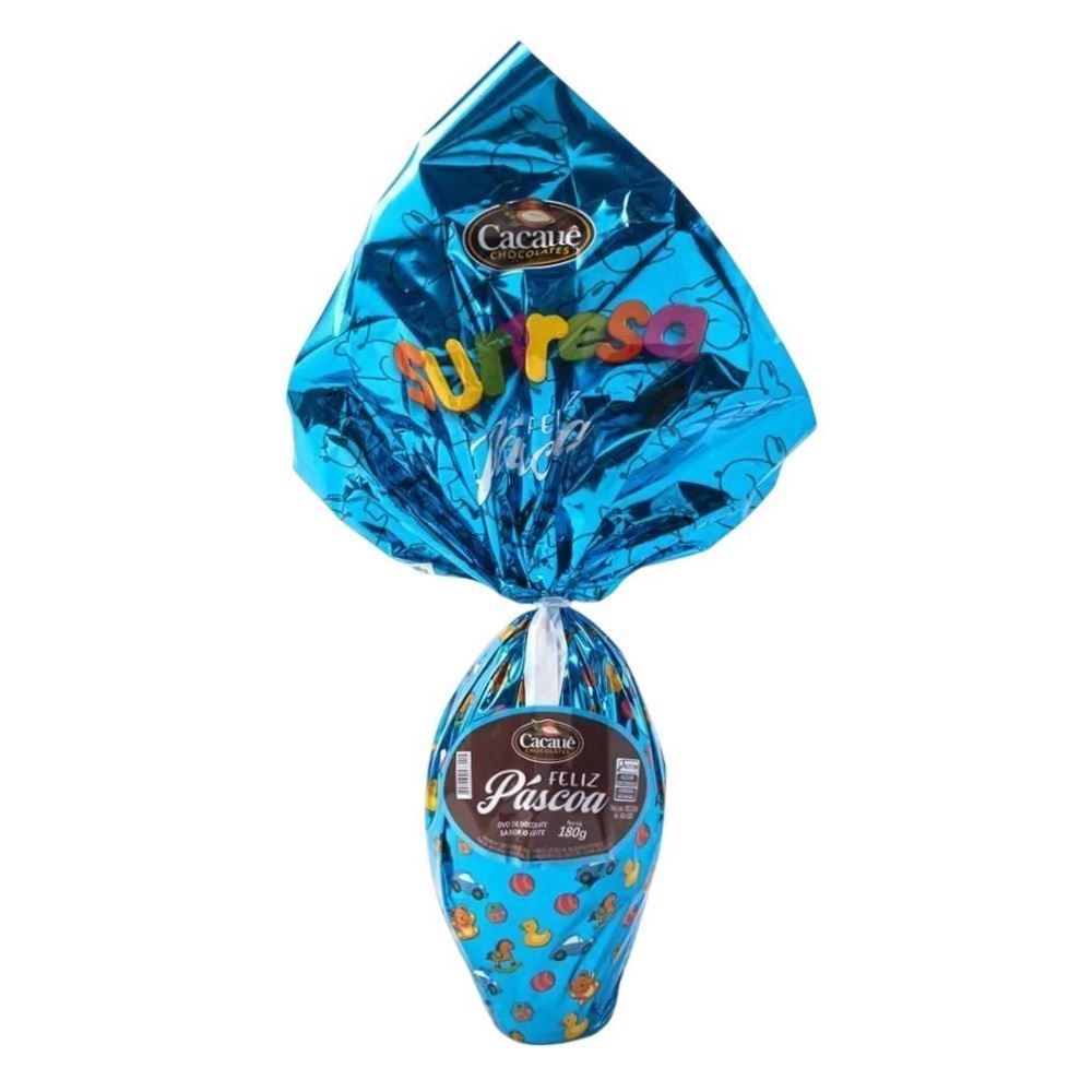 Ovo de Páscoa Menino com Supresa Cacauê - 180g