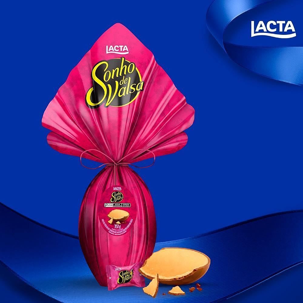 Ovo de Páscoa Sonho de Valsa Lacta 357G - 357g