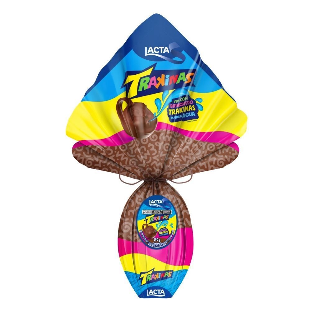 Ovo de Páscoa Trakinas Lacta - 190g